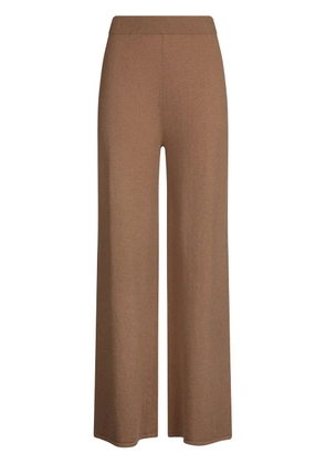 LIU JO long knitted trousers - Neutrals