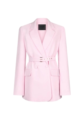 LIU JO belted double-breasted blazer - Pink