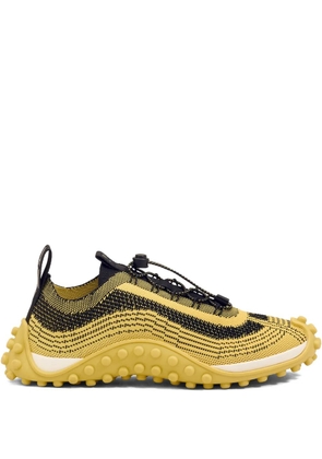 AMI Paris Mirage lace-up sneakers - Yellow