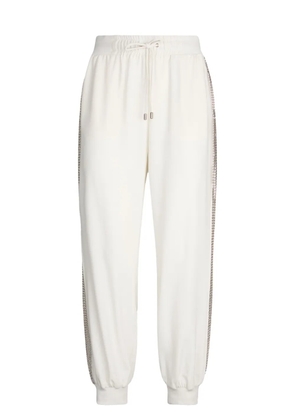 LIU JO sequin-embellished track pants - Neutrals