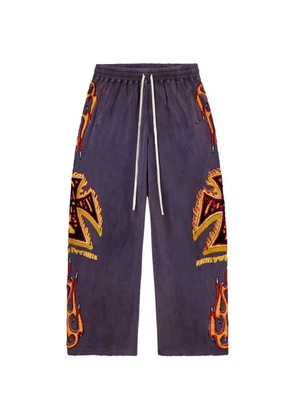 Vale La Flare track pants - Purple