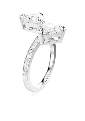 Swarovski crystal-embellished ring - Silver