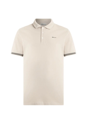 Bally striped cotton polo shirt - Neutrals