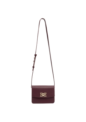 Bally small grained-leather logo-plaque cross body bag - Red