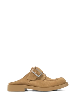 CamperLab buckle suede mules 1978 - Neutrals