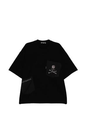 Mastermind Japan pocket graphic T-shirt - Black