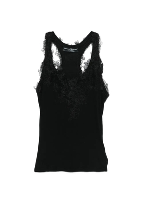 Ermanno Scervino lace-detail top - Black