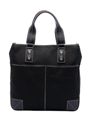 Celine Pre-Owned 2007 Macadam Canvas tote bag - Black