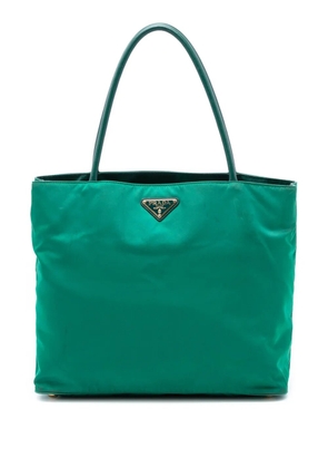 Prada Pre-Owned 2013-2025 Tessuto tote bag - Green