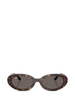 Ray-Ban oval-frame sunglasses - Brown