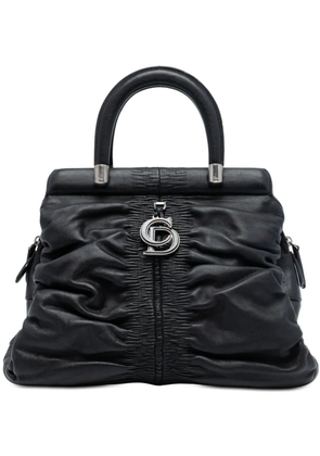 Christian Dior Pre-Owned 2008 Small Lambskin Karenina Frame Bag tote bag - Black