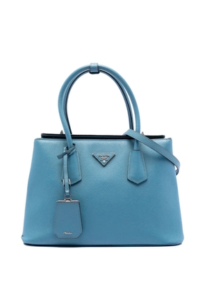 Prada Pre-Owned 2010-2025 Saffiano Cuir Turnlock Twin satchel - Blue
