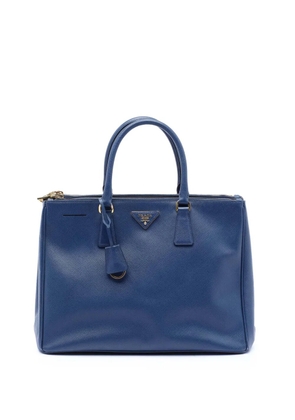 Prada Pre-Owned 2010-2025 Large Saffiano Lux Galleria Double Zip Tote satchel - Blue