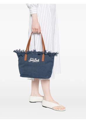 MC2 Saint Barth mini City fringed-detail tote bag - Blue