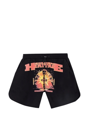 UNDERGOLD Golden Heritage Starlume Biased drawstring shorts - Black