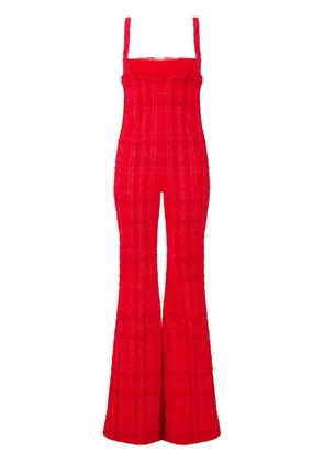 Giambattista Valli flared tweed jumpsuit