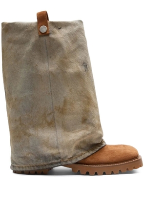 Acne Studios tab lug sole boots - Neutrals