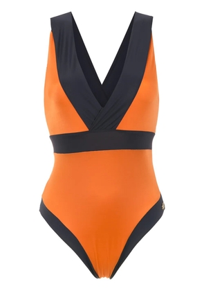 Brigitte panelled swimsuit - Yellow