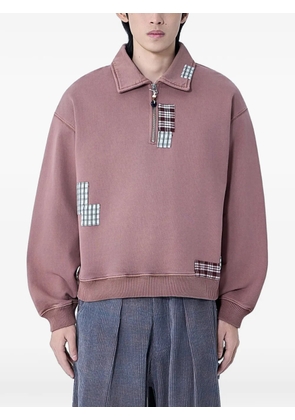 STORY mfg. patchwork sweatshirt - Pink