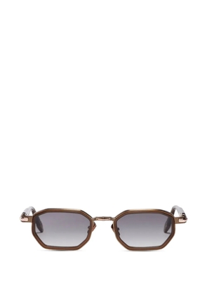 John Dalia geometric sunglasses - Brown