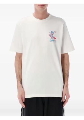 adidas rear-graphic T-shirt - White