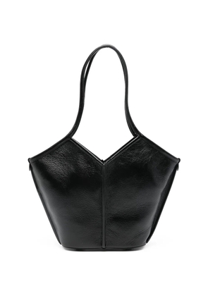 Hereu Calella textured shoulder bag - Black