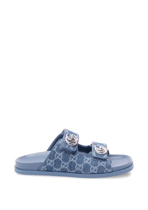 Gucci GG Marmont logo sandals - Blue
