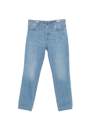 Brunello Cucinelli embroidered jeans - Blue