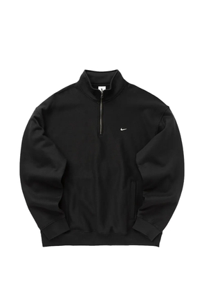 Nike Solo Swoosh half-zip sweatshirt - Black