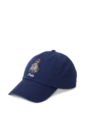 Polo Ralph Lauren dog-motif baseball cap - Blue
