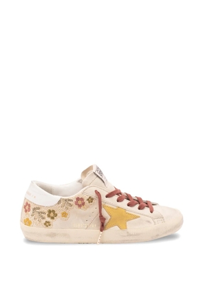 Golden Goose floral star sneakers - Neutrals