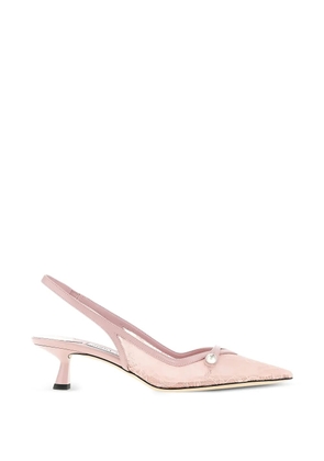 Jimmy Choo Amita lace pumps - Pink