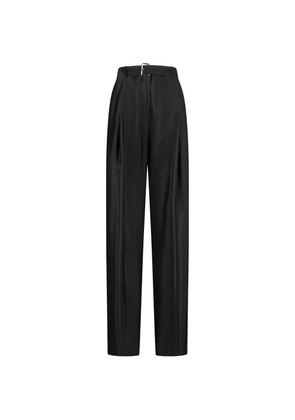 Blumarine belted trousers - Black