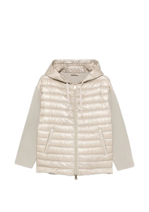 Herno hooded quilted jacket - Neutrals