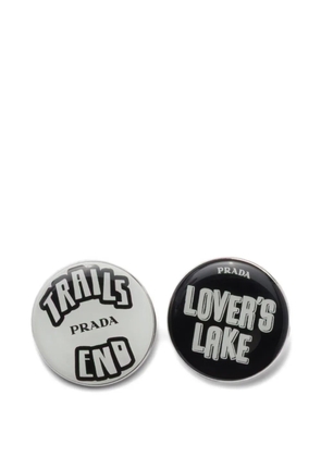 Prada metal pins - Silver
