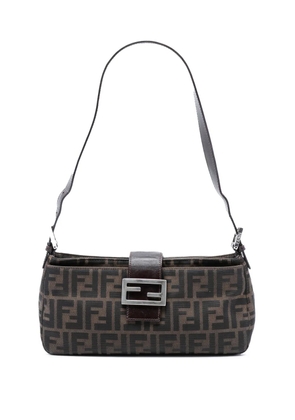 Fendi Pre-Owned 2000-2010 Zucca Canvas shoulder bag - Brown