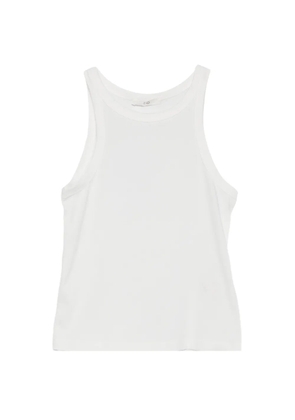 Co ribbed tank top - White