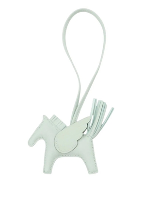 Hermès Pre-Owned 2024 Milo Lambskin and Swift Grigri Rodeo Pegase Bag Charm PM - Green