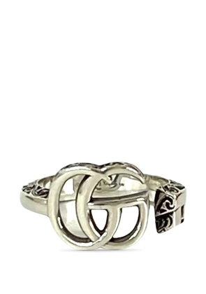 Gucci Pre-Owned 2015-2025 Sterling Silver GG Marmont Key ring