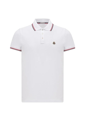 Moncler piquet polo shirt - White