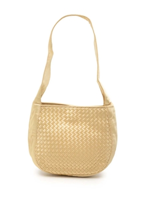 Bottega Veneta Pre-Owned 20th Century Satin Intrecciato shoulder bag - Gold