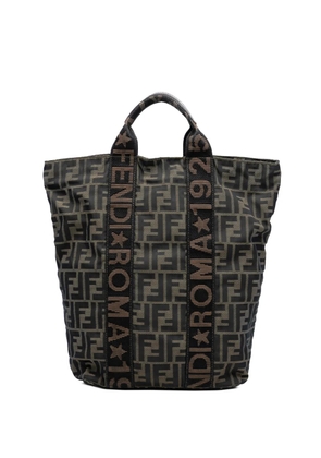 Fendi Pre-Owned 2000-2010 Zucca Canvas Roma 1925 Shopping tote bag - Brown