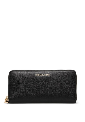 Michael Michael Kors pebbled leather zip-around wallet - 1 BLACK
