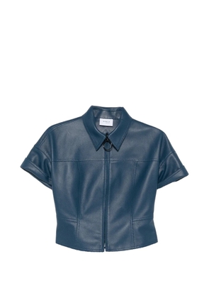 Akris Punto leather shirt - Blue