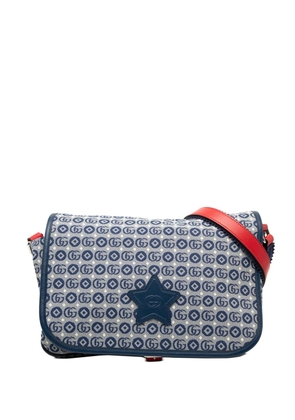 Gucci Pre-Owned 2000-2015 Kids GG Canvas Star Messenger Bag crossbody bag - Blue