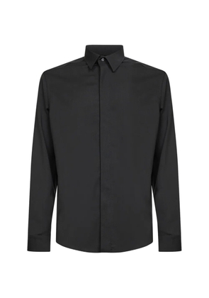 D4.0 button collar shirt - Black