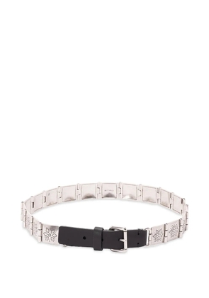 ETRO engraved-detail belt - Silver