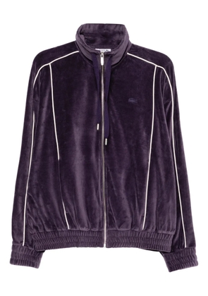 Lacoste zip-up velour jacket - Purple