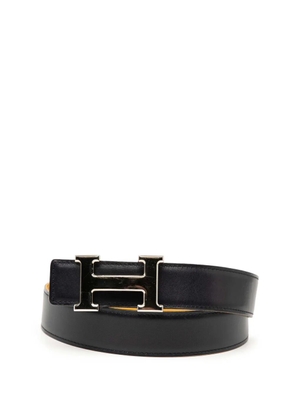 Hermès Pre-Owned 1997 Box Calf and Courchevel Constance H Reversible belt - Brown