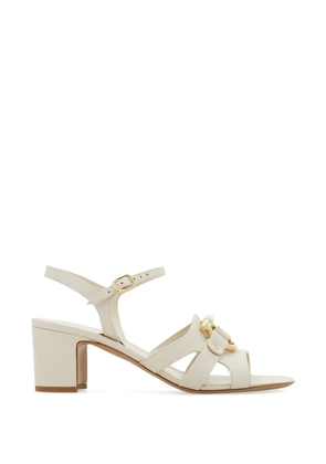 Ferragamo Gancini ornament sandals - Neutrals